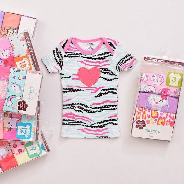 LKP028 | Atasan Pendek | Baju Bayi 5 in 1