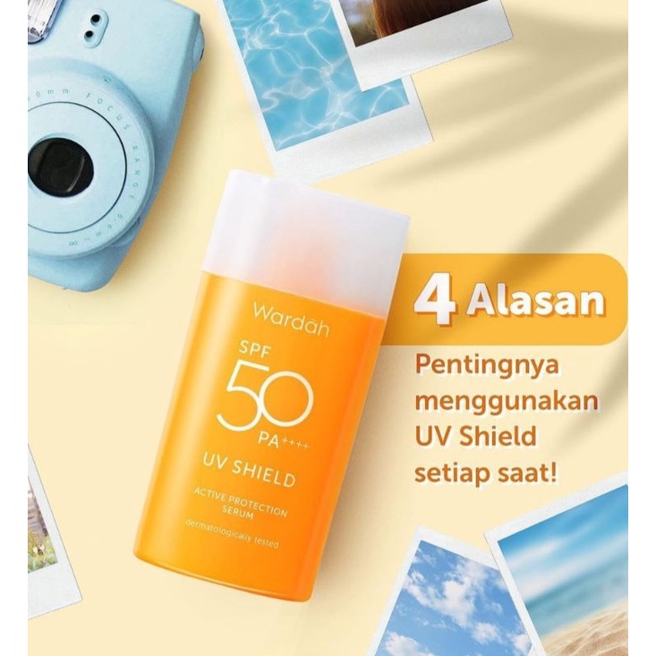 ☀️cahaya☀️WARDAH uv shiled active protection serum spf 50