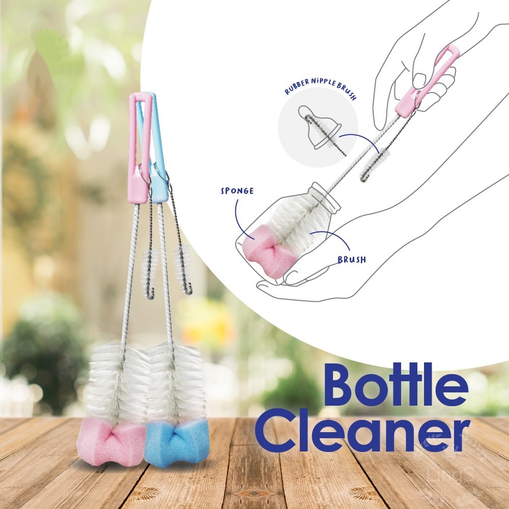 Sikat Botol / Pembersih Botol / Spon Gelas Serbaguna / Bottle Cleaner