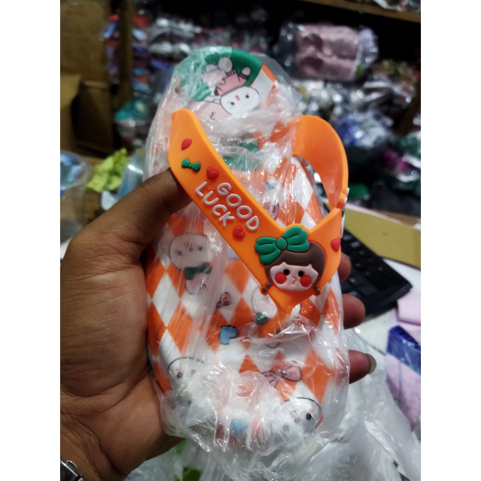 sandal jepit anak Chibi Good luck import premium 5019-A1 Size 24-35 // sandal japit anak perempuan