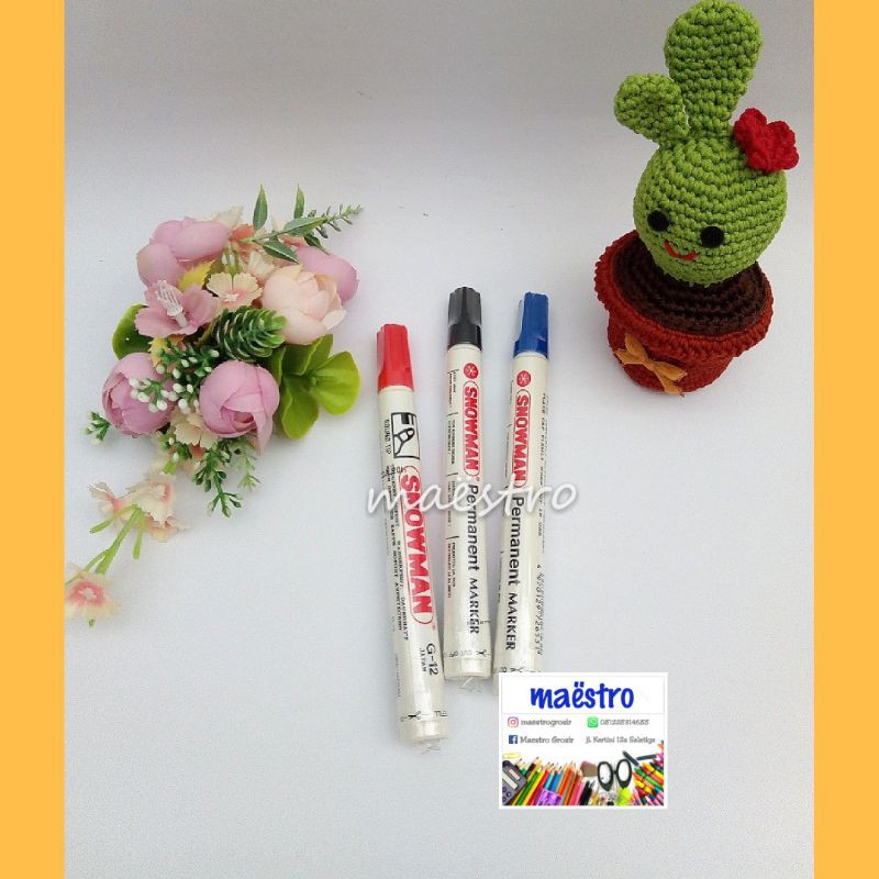 

Spidol Snowman Permanent / Snowman Permanent/ Spidol Snowman