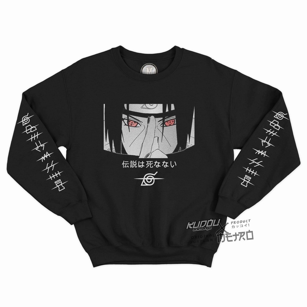 Crewneck Itachi Akatsuki Black