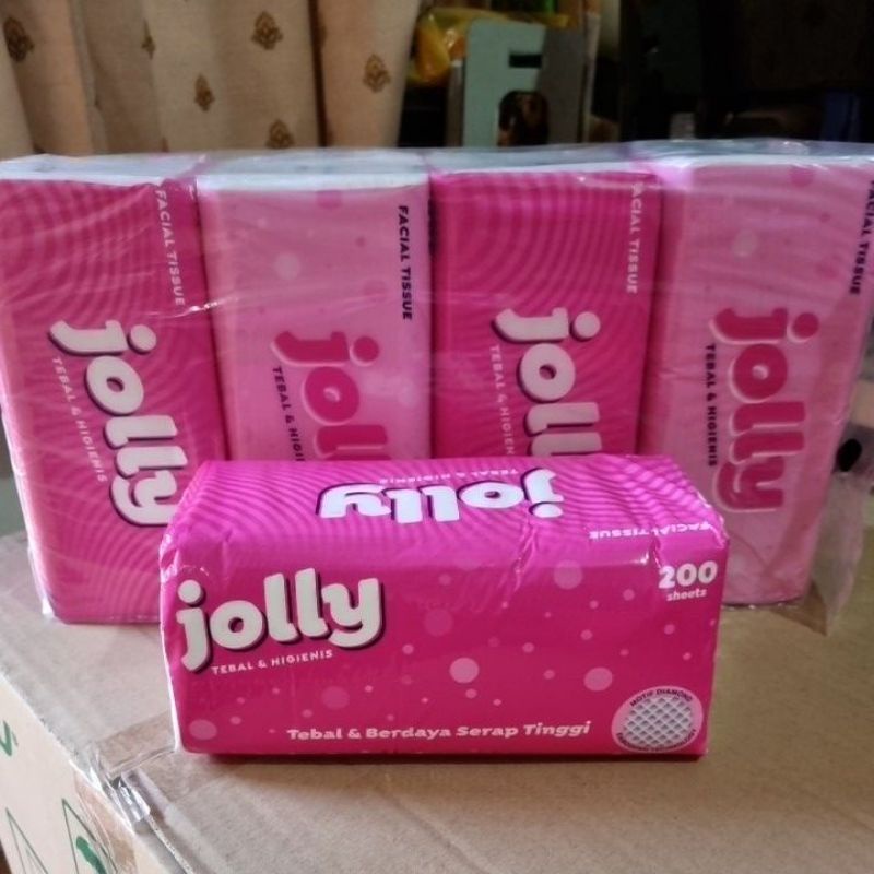 JOLLY Facial Tissue 200 Sheets 2 ply) / 2 Ply