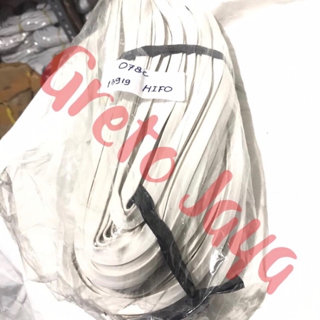 ( 078 C ) Karet Kaca Type 078c Kecil Putih Aluminium Lis Sekoneng Alumunium Alminium