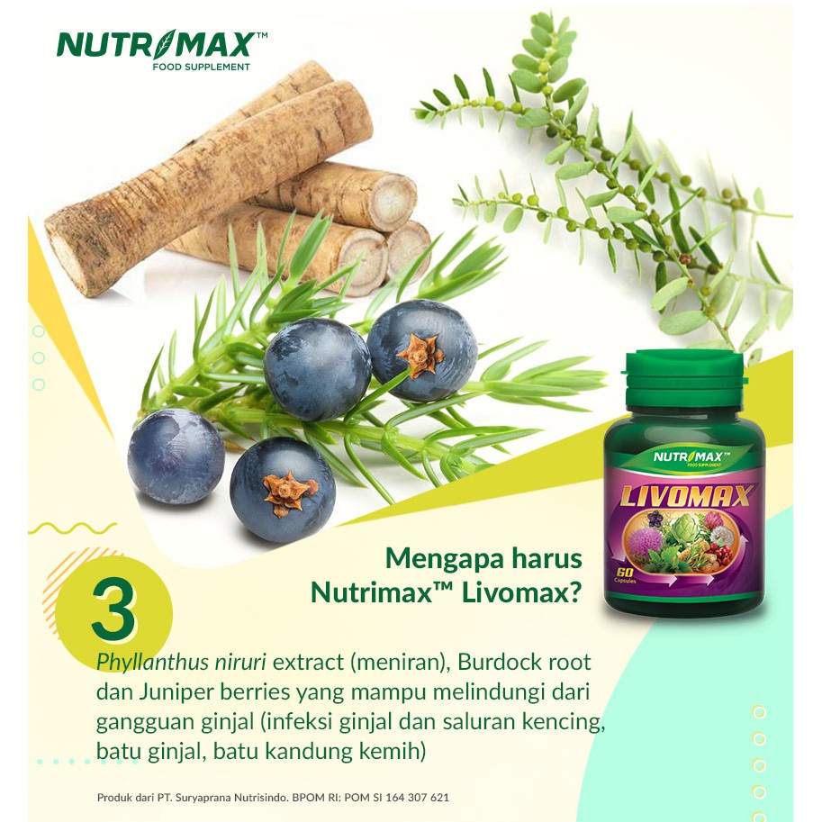 Nutrimax Livomax 30s Liver &amp; Kidney Duo / Vitamin Hati