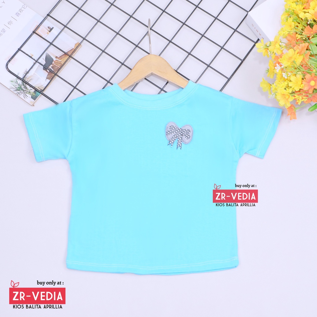 Lolipop Shirt uk 1-2 Tahun / Kaos Anak Perempuan Kids T-Shirt Polos Baju Import Lengan Cewek Blus