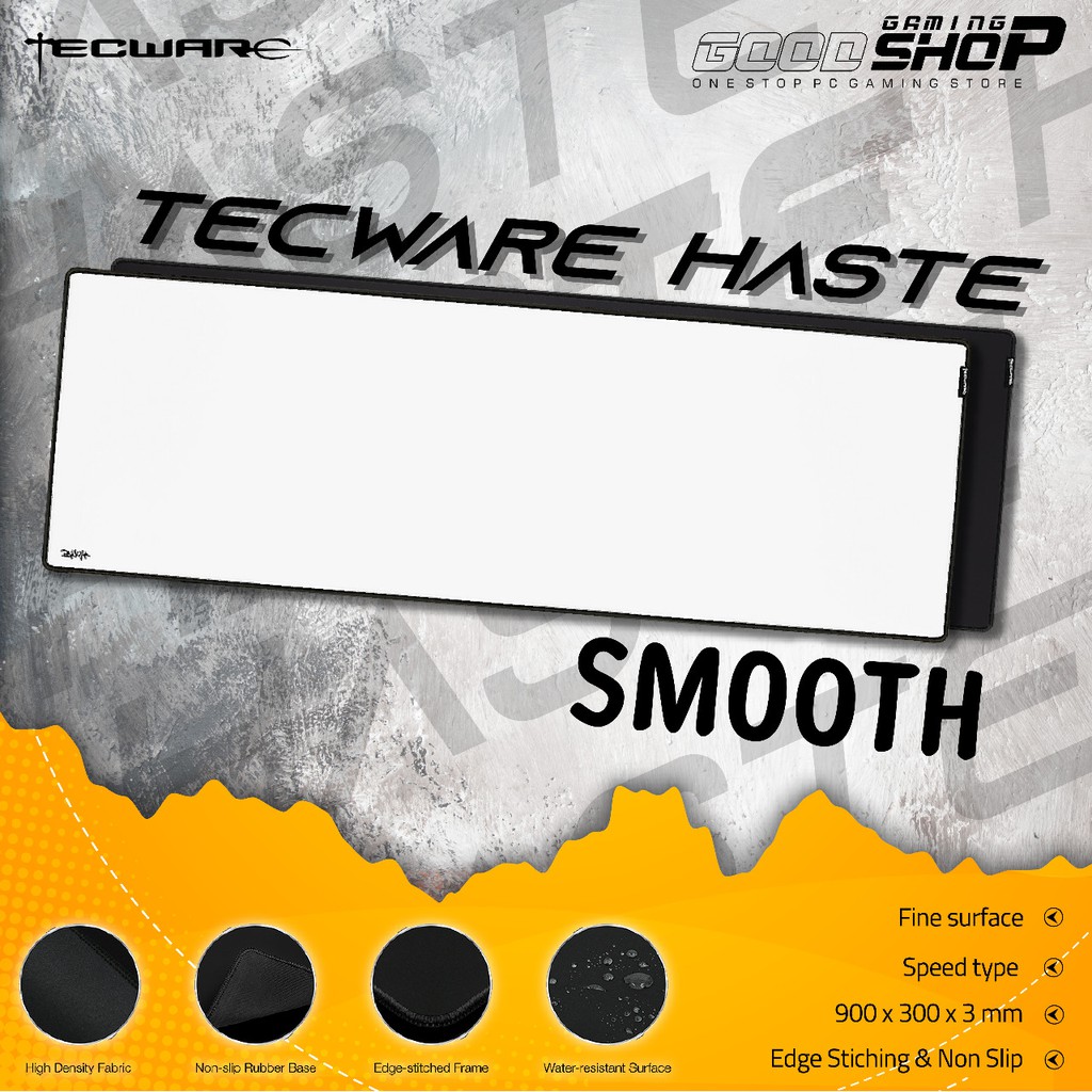 Tecware Haste XXL Smooth Surface - Gaming Mousepad