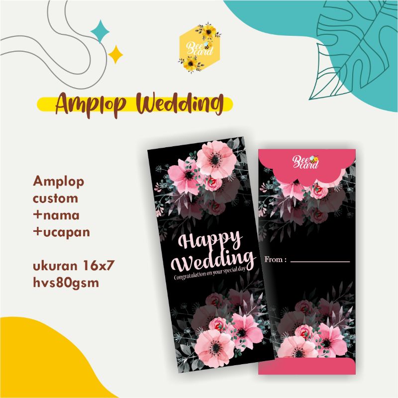 

AMPLOP KONDANGAN / AMPLOP CUSTOM NAMA / AMPLOP WEDDING