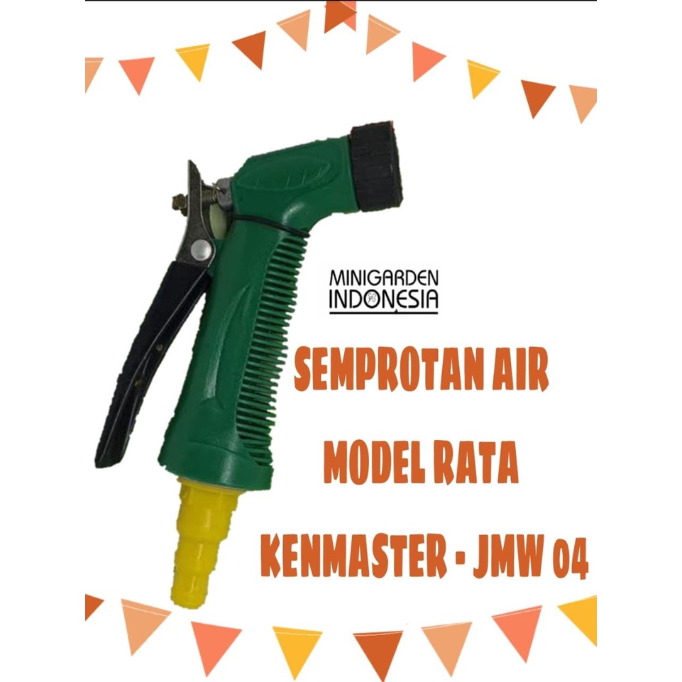 SEMPROTAN AIR KARET MODEL RATA KENMASTER JMW 04 ALAT SIRAM TAMAN