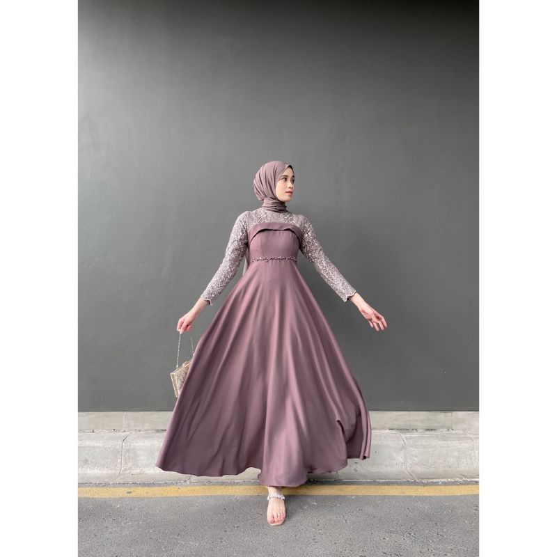 7.7 SALE GAUN WANITA GAUN MUSLIMAH GAUN PESTA GAUN LAMARAN GAUN KONDANGAN