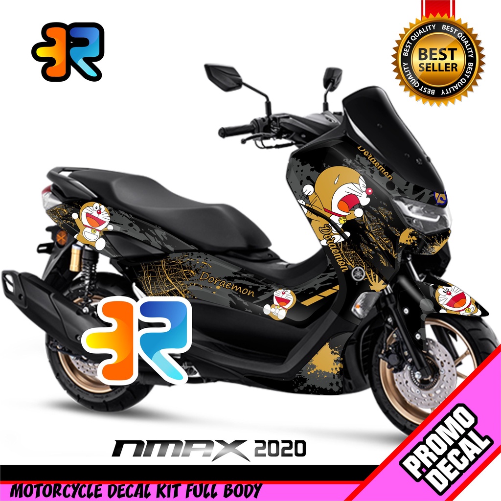 Decal Motor Nmax 2020 Desain Doraemon Sticker Decal Full Body