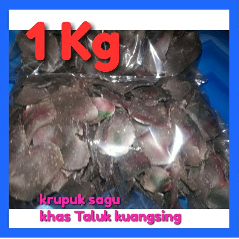 

AA.SNK⭕JAJANAN/OLEH OLEH KRUPUK SAGU KUANGSING TALUK MENTAHAN 1Kg [PKU]