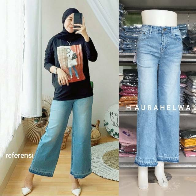 KULOT JEANS VJ ORIGINAL UNFINISHED size 27~34