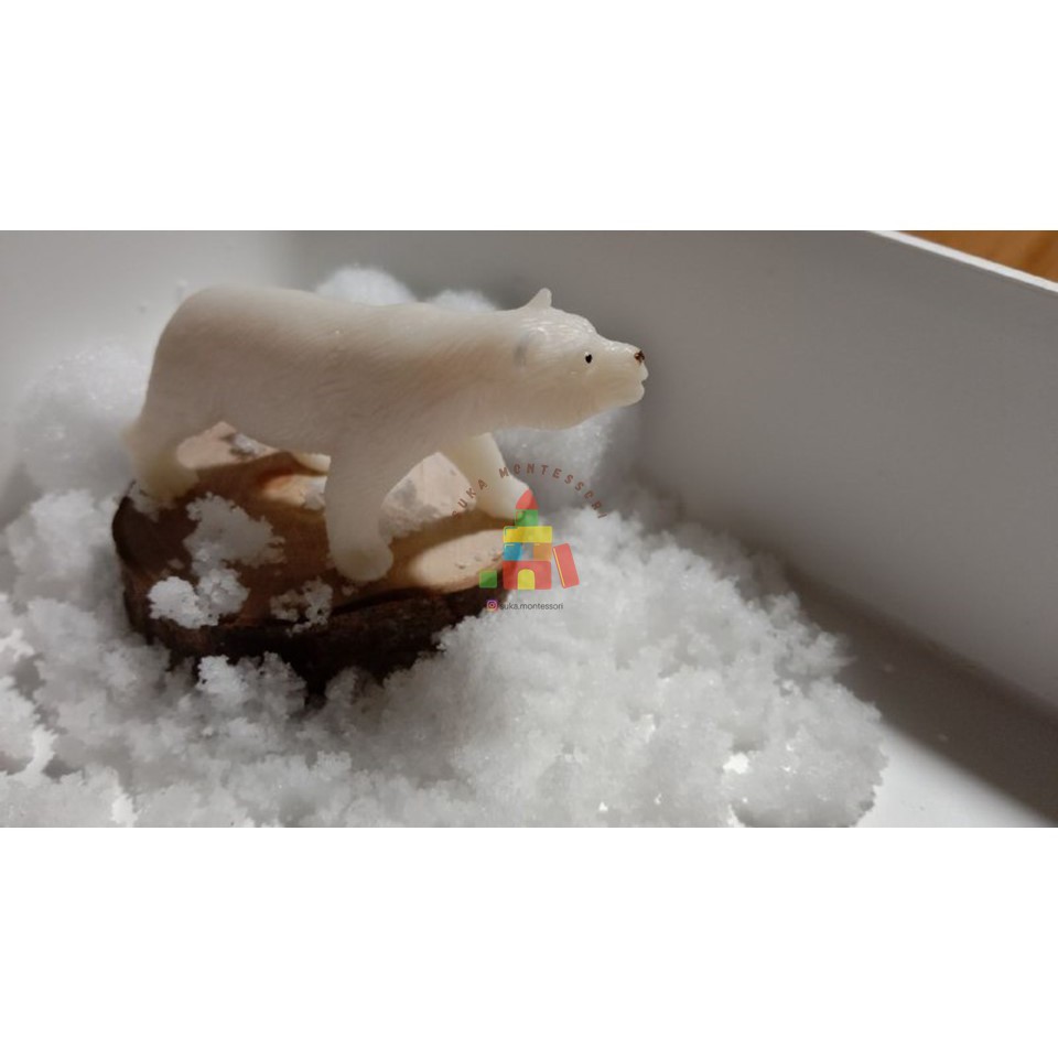 10 gr Fake Snow Powder Instant/ Salju Instan Sensory Play Mainan Edukasi