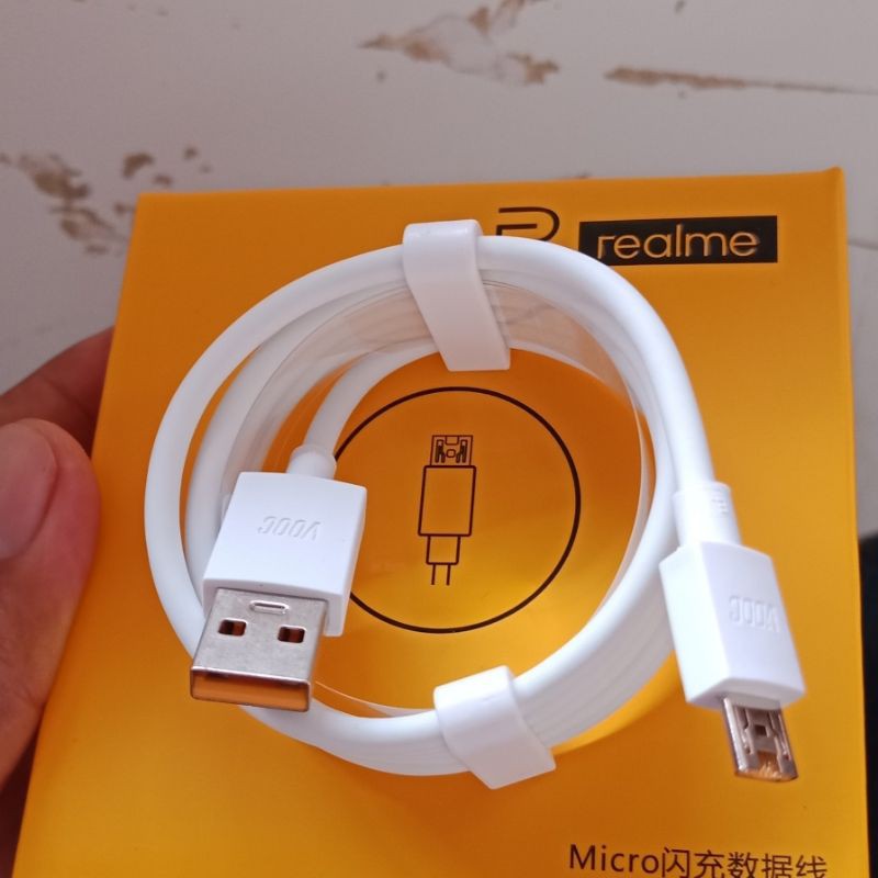 Kabel Data Original Realme 3Pro Vooc Fast Charging Usb Micro
