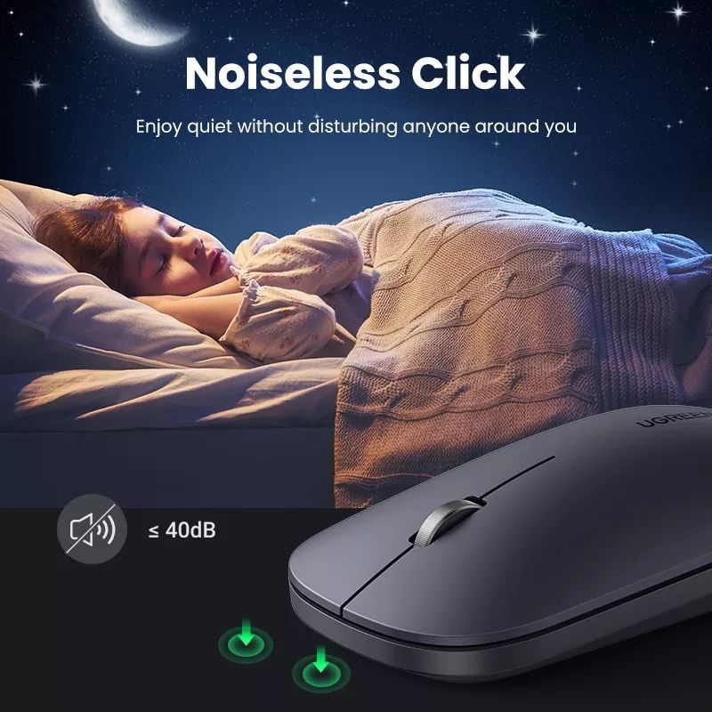 UGREEN MOUSE Bluetooth wireless &amp; 2.4Ghz Silent Click 4000DPI