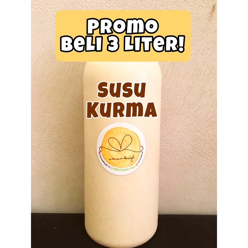 SUSU KURMA 1 Liter / ASI BOOSTER / SUSU KURMA / SUSU KURMA FRESH