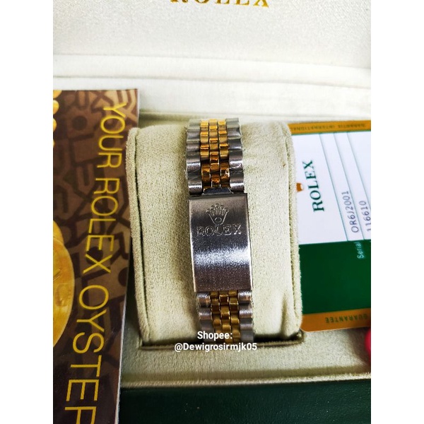 JAM WANITA BATERAI MESIN QUARTZ DATEJUST ROLEX