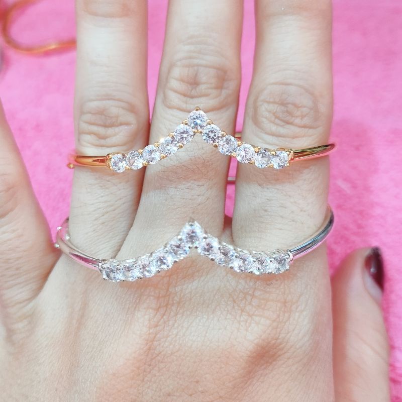 GELANG AUREL PERAK ASLI 925 LAPIS EMAS