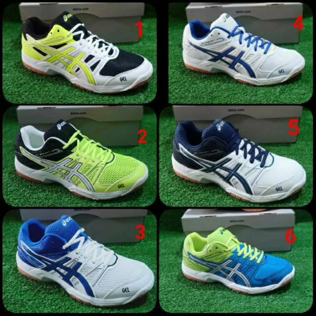 SEPATU ASICS GEL ROCKET VOLLY - BADMINTON - JOGGING