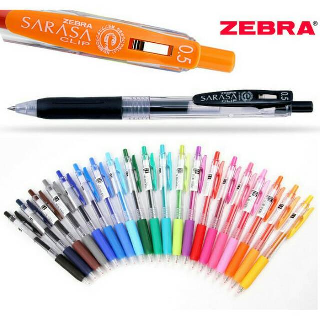 

Pulpen Gel Sarasa Clip 0.5mm Zebra Original