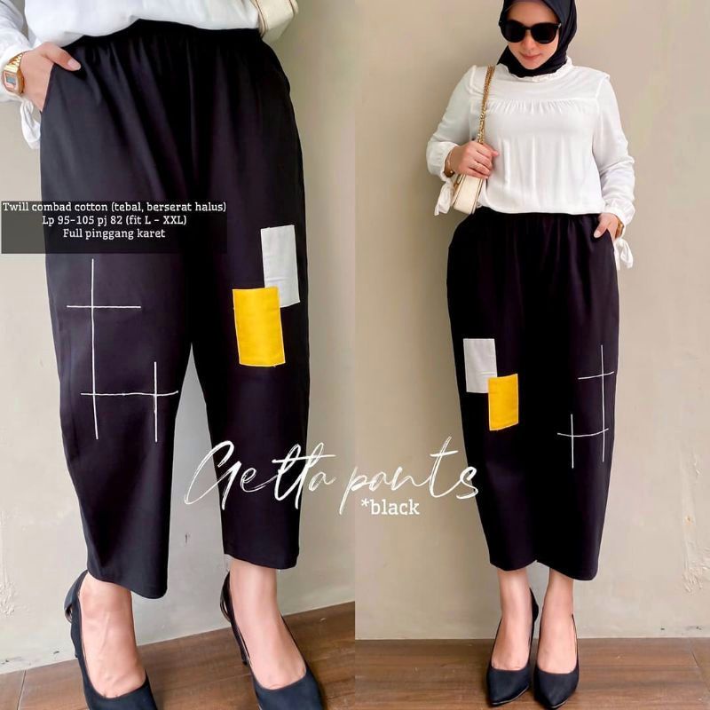 Gretta Pants/celana wanita/kulot wanita/celana jumbo/kulot jumbo oversize