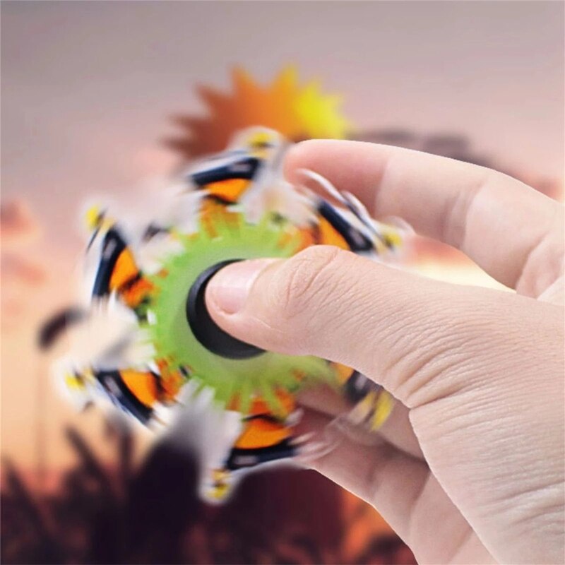 New 3D Pop It Hand Fidget Spinner Gyro Anti Stress Running Cartoon Anime Character Comic Pattern