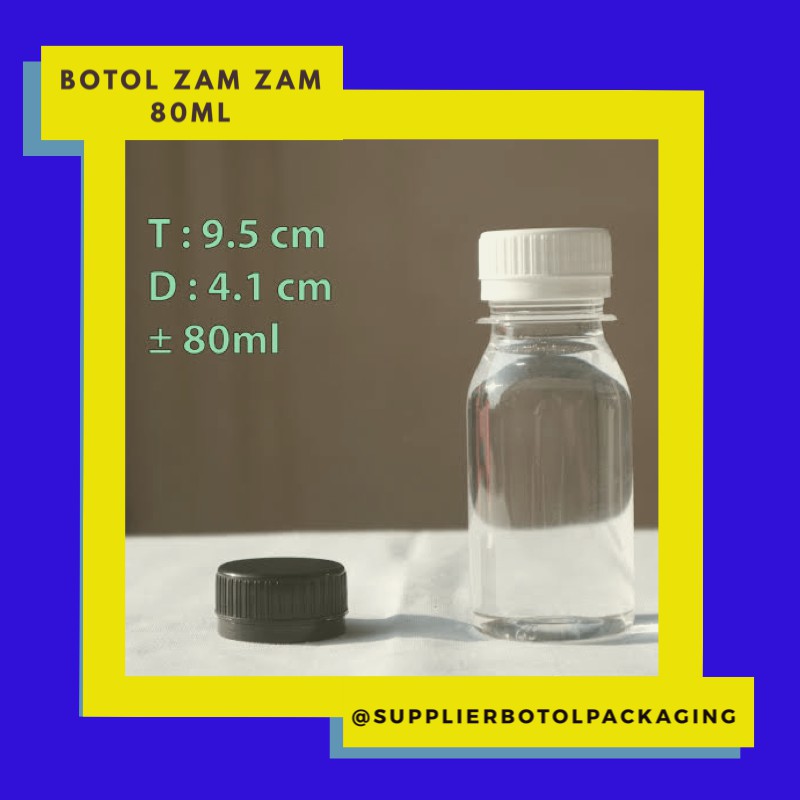 

**READY STOCK**Botol Zam-zam 80ml berkualitas
