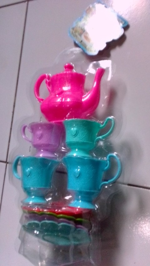 Mainan Nampan Teko Gelas Tea Set