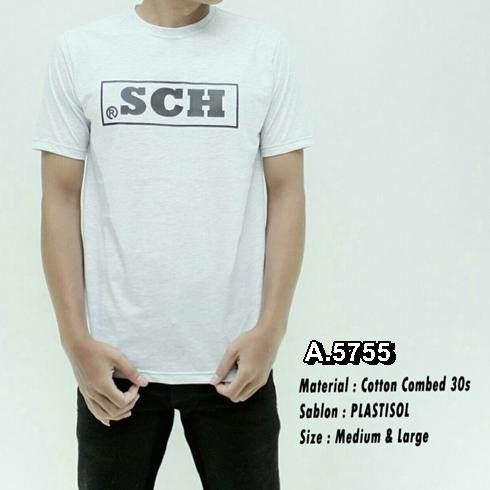 Distro Pria | Kaos Murah | Kaos SCH A-5755 | Baju Distro Pria | Baju Murah