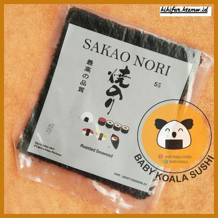 

GNIREKDOOF- SAKAO NORI SUSHI 5 LEMBAR | SUSHI YAKINORI SEAWEED RUMPUT LAUT GIMBAB - 5 LEMBAR