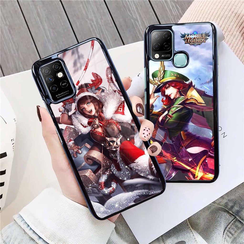 [NT12] Case Glossy Infinix Note 7 | 8 | 10 | 10 PRO | 10PRO NFC | Smart 4 5 6 | HOT 10  10S | Casing