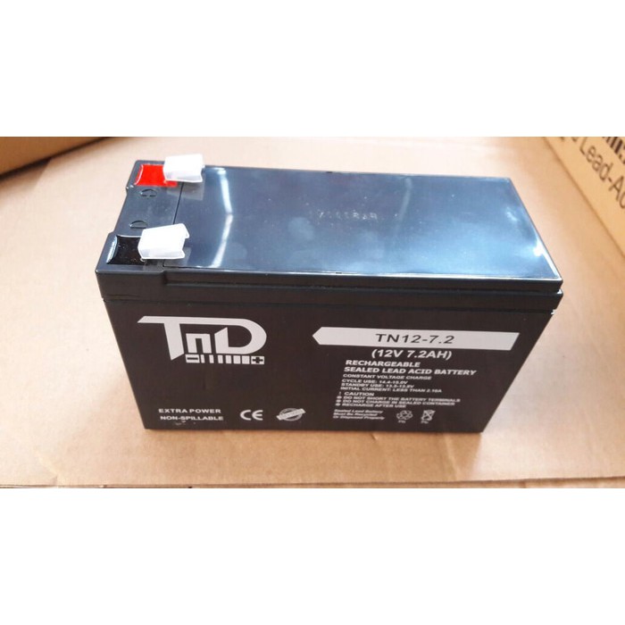 Battery TND 12V 7,2Ah / Aki kering TND TN12-7.2 ( TND 12V 7,2Ah )