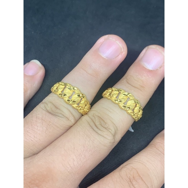 cincin emas asli kdr 700 lokal medan kode A model rante