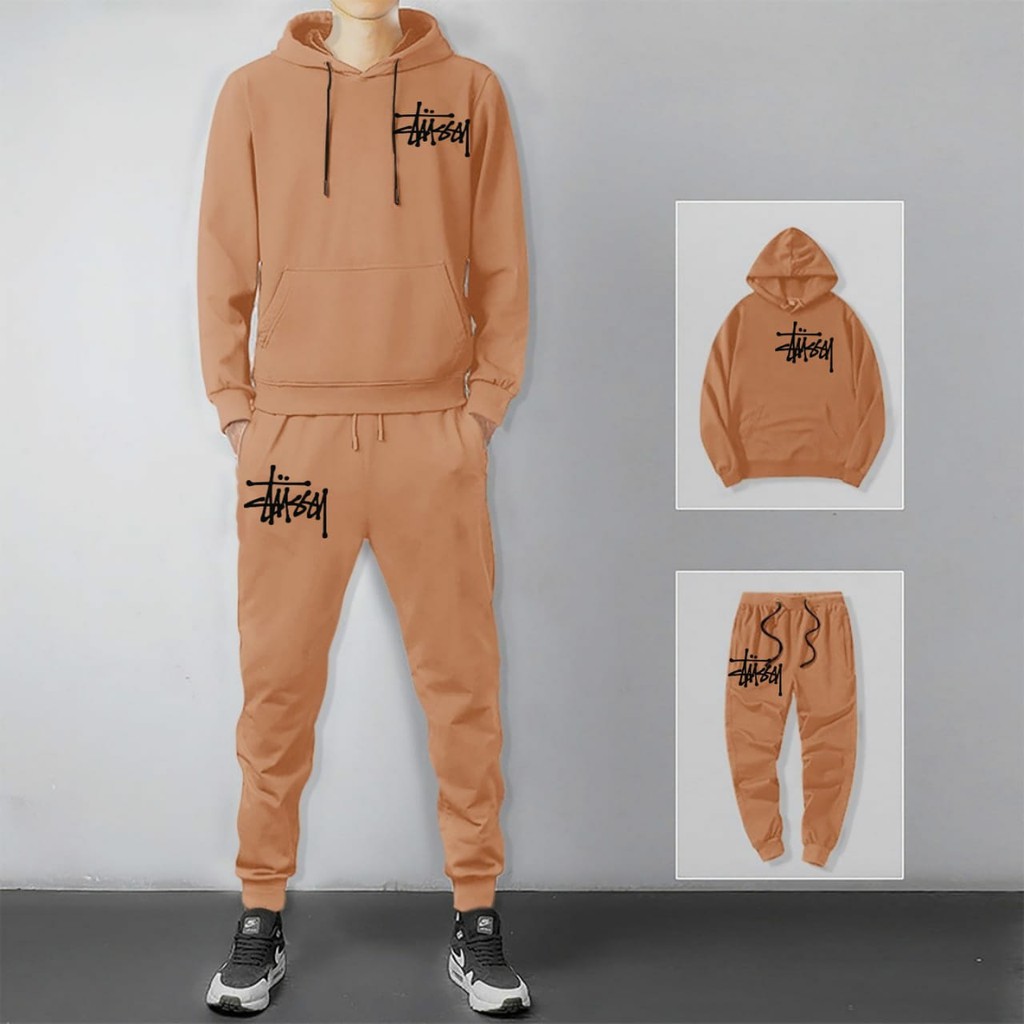 COD/ARPIOS SHOP// KEREN !!! STELAN TUSS SATU SET ( HOODIE + JOGGER ) SETELAN PRIA WANITA