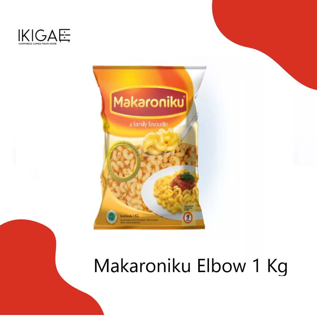 MAKARONIKU / ANEKA PASTA / MAKARONI INSTAN 1 KG