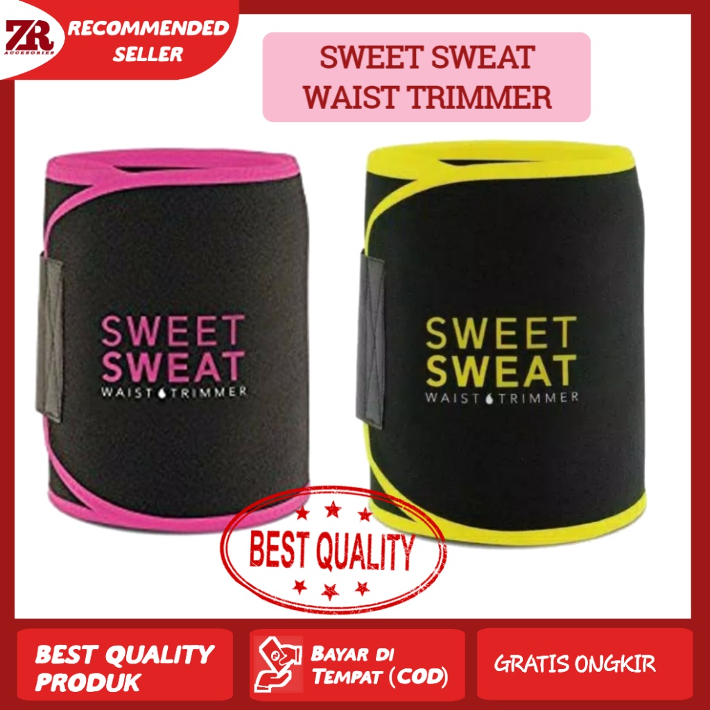KORSET SWEET SWEAT WAIST TRIMMER BELT SABUK PRIA WANITA ORIGINAL