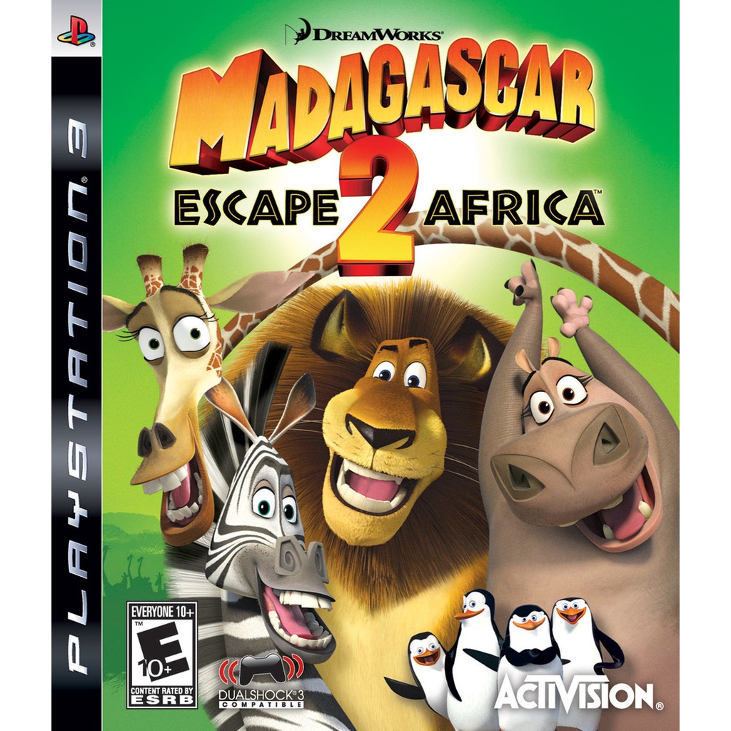 DVD Kaset Game PS3 PKG Multiman HEN Madagascar Escape 2 Africa