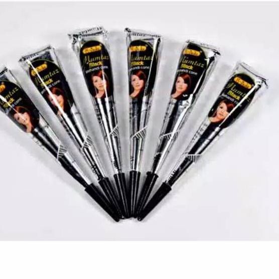 ♠ Henna Mumtaz Hitam Cone K- Veda / isi hena/ tato kulit ♫