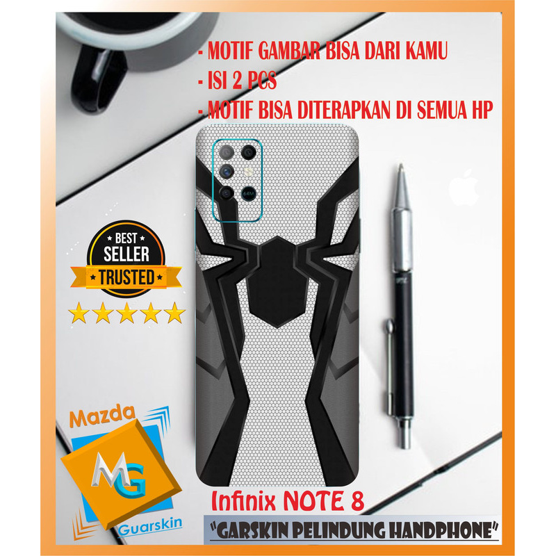 

Garskin Infinix Note 8 Motif Spider White isi 2 pcs - Bebas Request Gambar
