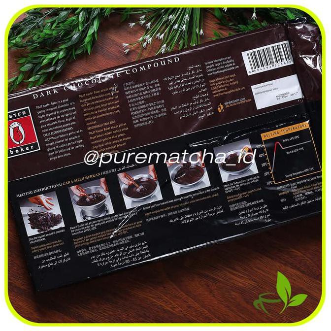 

Toko-Bahan-Kue- Cokelat Tulip Master Baker Dark Chocolate Compound Coklat Batang 1 Kg -Terlengkap-