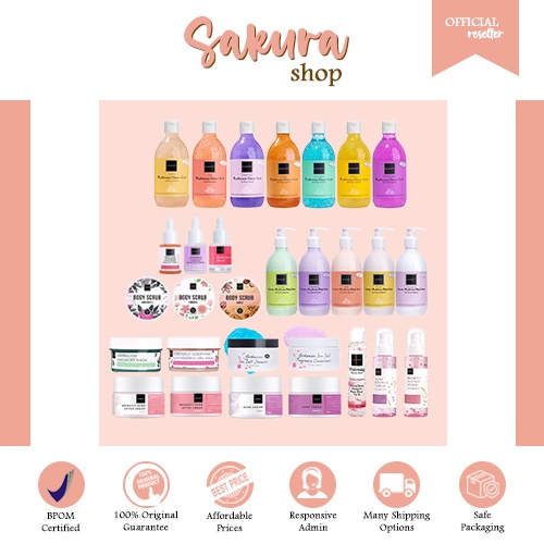 SCARLETT Whitening Paket Hemat 5 Item Bisa Campur Semua Produk Scarlett