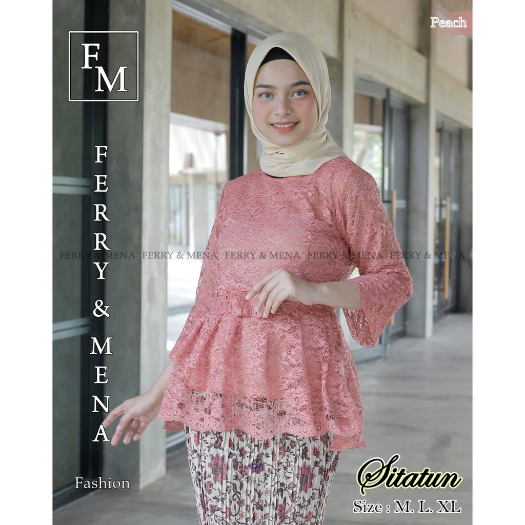 FER&gt; KEBAYA MODERN - KEBAYA SITATUN - BRUKAT KEBAYA MODERN - OUTFIT WISUDA MODERN - KEBAYA CANTIK