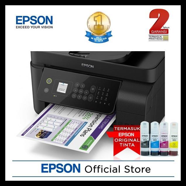 Epson Printer L5190 Print Scan Copy Wifi Adf (Scan&Copy Hingga F4)