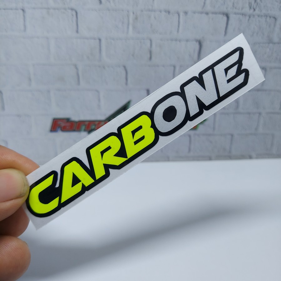 Stiker KARBON Sticker CARBONE 10CM