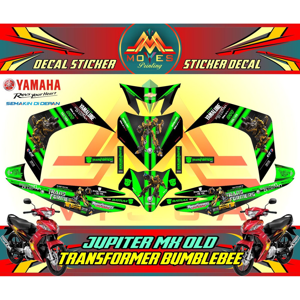 Decal Sticker Full Body Yamaha Jupiter Mx Lama Striping Motor