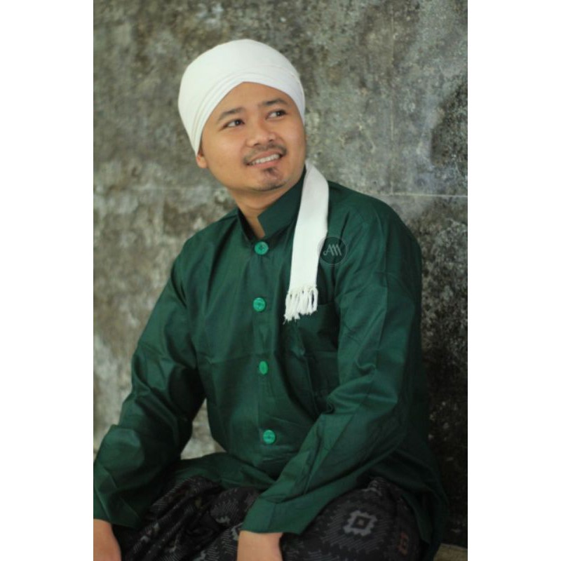 COD Sorban Imamah 2-5 M lembut udeng sorban kepala vareasi putih hitam hijau bahan rayon candi mekar