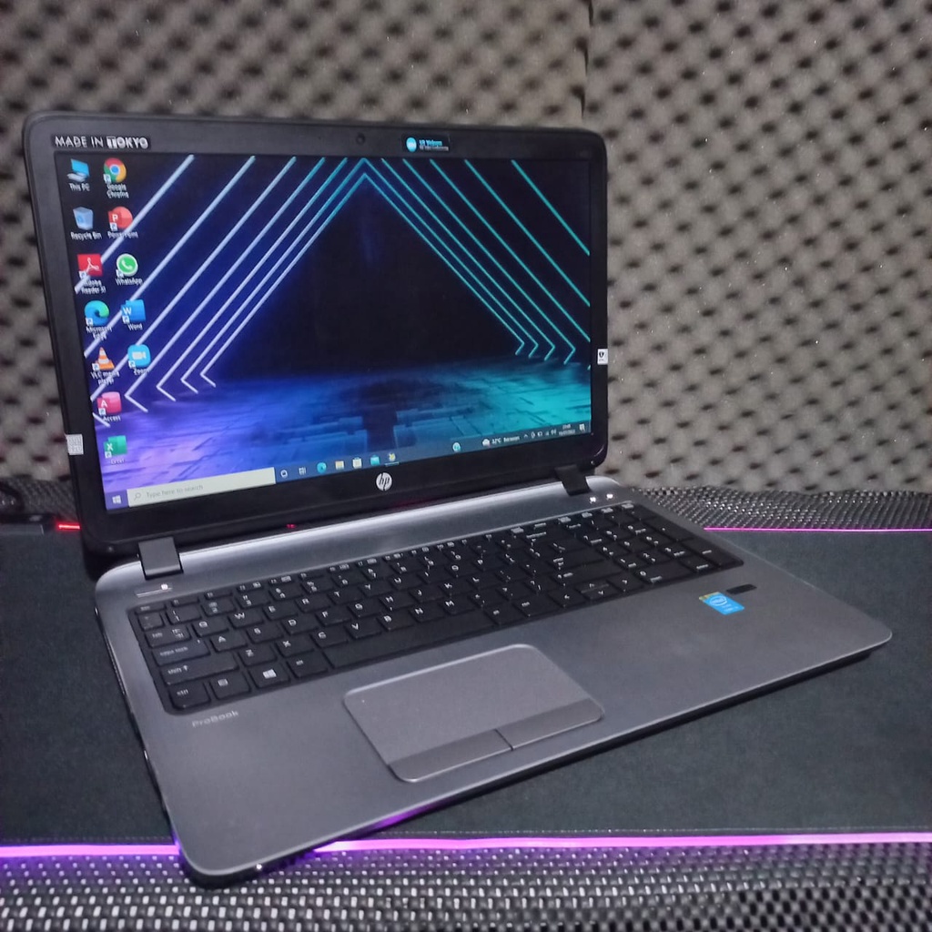 Laptop Hp ProBook 450 G2 Intel Core i3 Gen 4 Ram 8GB storage 500GB/128GB SSD  Windows 10 Siap pakai