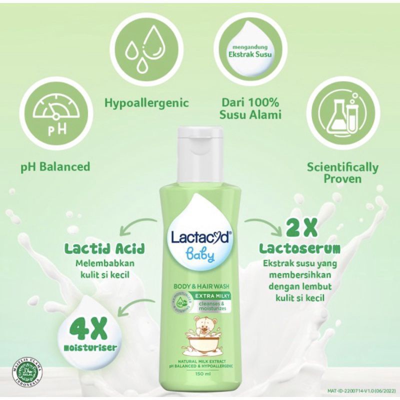 Lactacyd Baby 150ml 250ml liquid soap