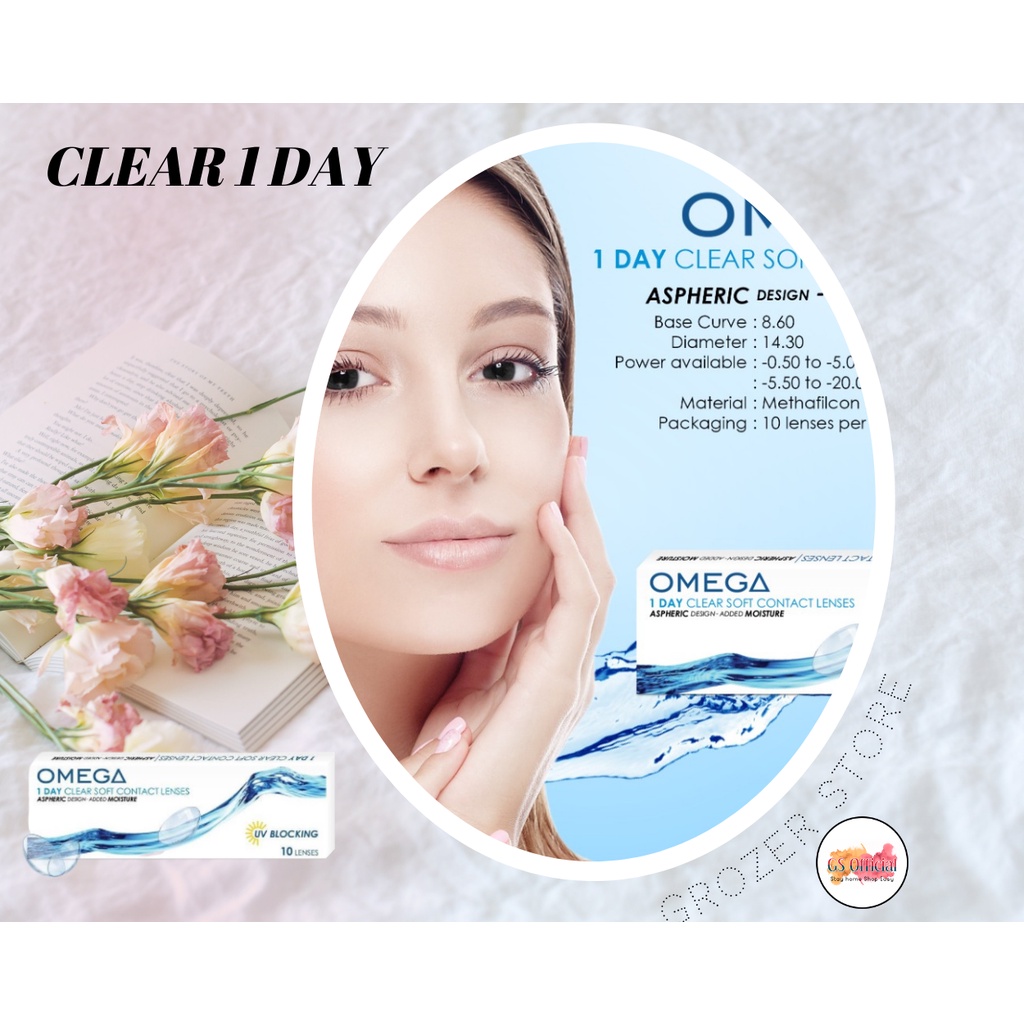 SOFTLENS 1 DAY CLEAR SOFT BY OMEGA 0.50 SD 4.75